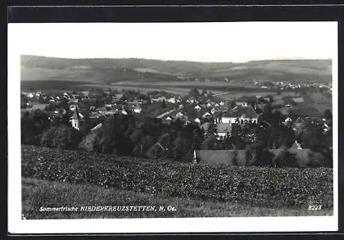 AK Kreuzstetten /N.-Oe., Niederkreuzstetten mit Umgebung