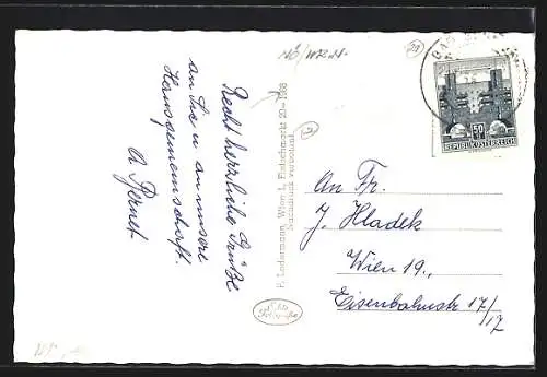 AK Bad Schönau, Strassenpartie mit Cafe Konditorei