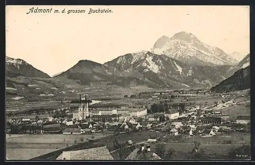 AK Admont, Blick gegen den grossen Buchstein