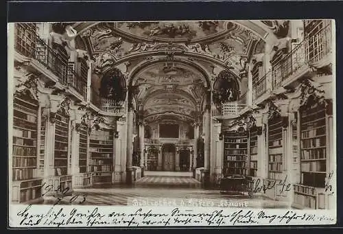 AK Admont, Bibliothek des Stiftes, Innenansicht