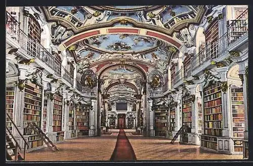 AK Admont, Inneres der Stiftbibliothek