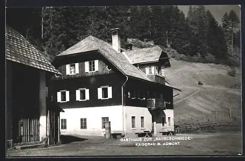 AK Admont, Kaiserau, Gasthaus Zur Nagelschmiede am Waldrand