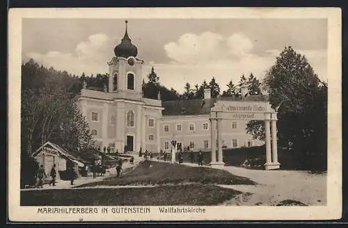 AK Gutenstein, Wallfahrtskirche auf dem Mariahilferberg