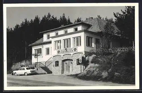 AK Hochwolkersdorf, Waldgasthof Fernblick, Bes. Josef Gruber