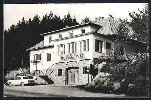 AK Hochwolkersdorf, Ansicht vom Waldgasthof Fernblick