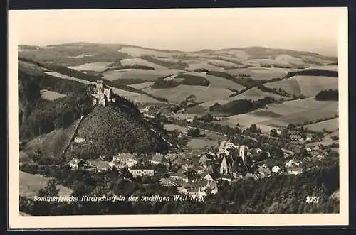 AK Kirchschlag i. d. buckligen Welt, Ortsansicht aus der Vogelschau