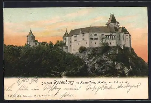 AK Rosenburg im Kampthale, Blick auf das Schloss