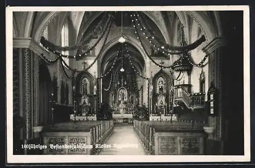 AK Eggenburg, 100-jähriges Jubiläum des Klosters, Innenansicht der Kirche