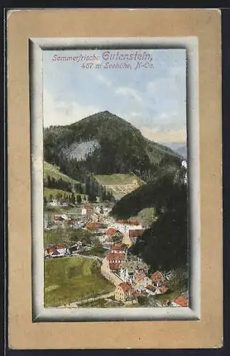 AK Gutenstein /N.-Oe., Ortsansicht aus der Vogelschau