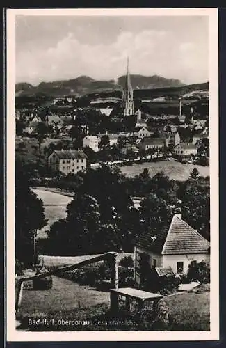 AK Bad Hall /Oberdonau, Ortsansicht aus der Vogelschau