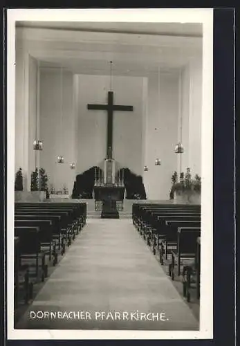 AK Wien, Dornbach, Inneres der Pfarrkirche am Rupertusplatz