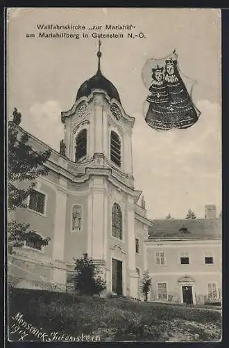 AK Gutenstein /N.-Ö., Wallfahrtskirche zur Mariahilf am Mariahilfberg