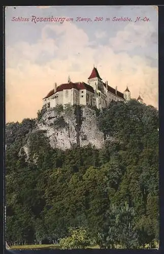 AK Rosenburg am Kamp, Blick auf das Schloss