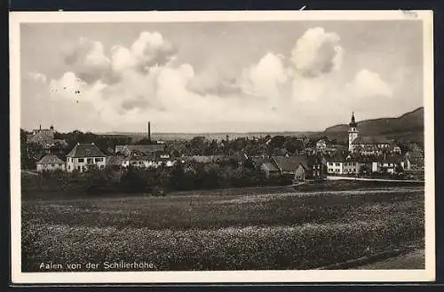 AK Aalen, Teilansicht von der Schillerhöhe gesehen