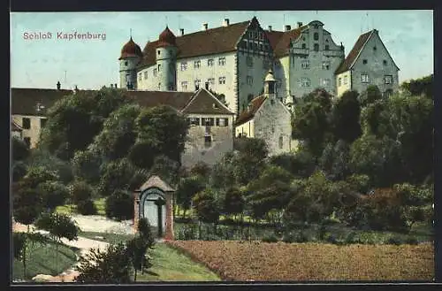 AK Lauchheim, Blick auf Schloss Kapfenburg