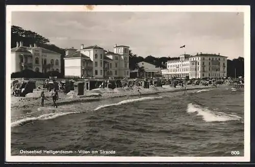 AK Heiligendamm, Ostseebad, Villen am Strande