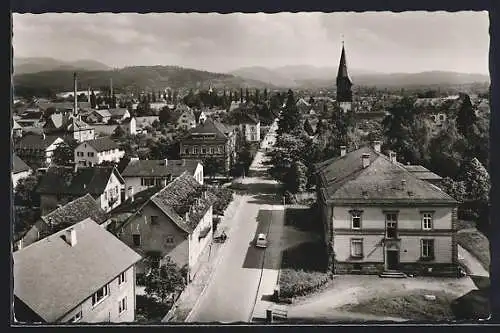 AK Achern a. d. Hornisgrinde, Allerheiligenstrasse mit Bäumen