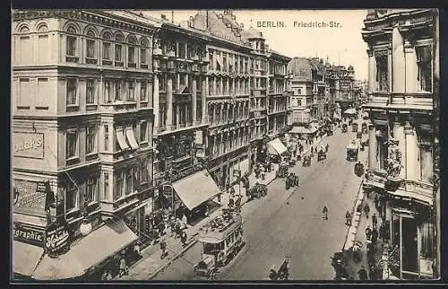 AK Berlin, Friedrichstrasse Ecke Jägerstrasse