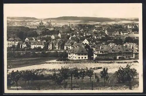 AK Ansbach / Bayern, Teilansicht