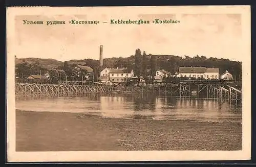 AK Kostolac, Blick auf den Kohlenbergbau