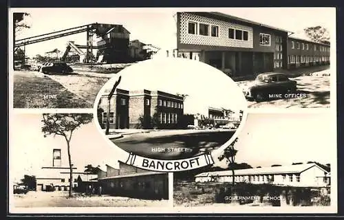 AK Bancroft, Copper Mine, Mine Offices, Heagear, Government School, High Street