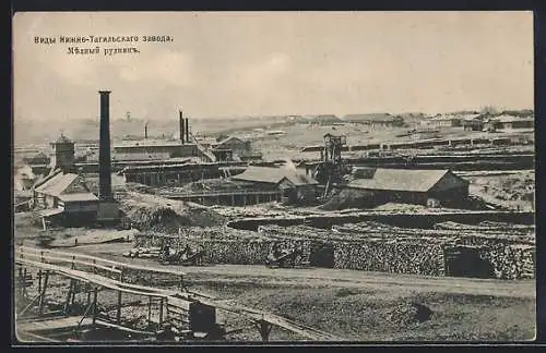 AK Nischni-Tagil, Blick auf das Kupferbergwerk