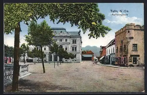 AK Tulln, Partie in der Rathausgasse