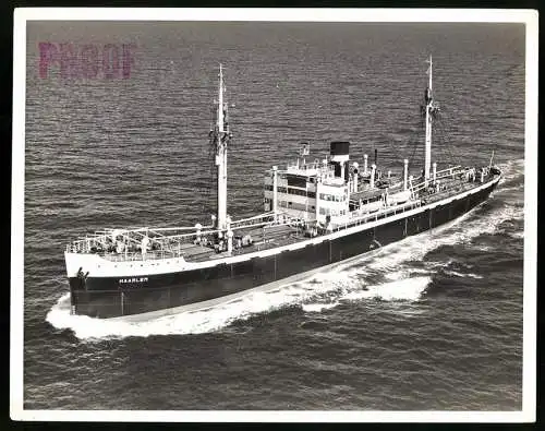 Fotografie Frachtschiff / Frachter Haarlem im Ärmelkanal, Grossformat 25 x 20cm