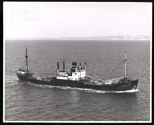 Fotografie Frachtschiff / Frachter Patria hat Autos und Transporter geladen, Grossformat 25 x 19cm