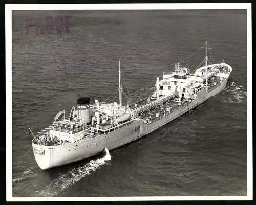 Fotografie Tankschiff / Tanker String, Heimathafen Bergen, Grossformat 25 x 20cm