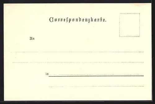 Lithographie Wien, Belvedere-Garten, Besucher, spielendes Mädchen