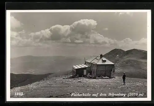 AK Fischerhütte, Ortsansicht auf dem Schneeberg