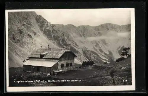 AK Klagenfurterhütte /Karawanken, Blick gegen Wainasch