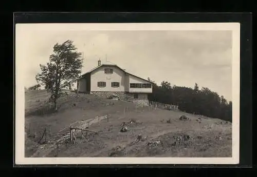 AK Hermann Rudolf Hütte am Schwarzwaldeck, Eigentum der Alp. Ges. Gemsveigerl