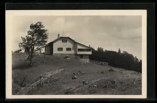 AK Hermann Rudolf Hütte am Schwarzwaldeck, Eigentum der Alp. Ges. Gemsveigerl