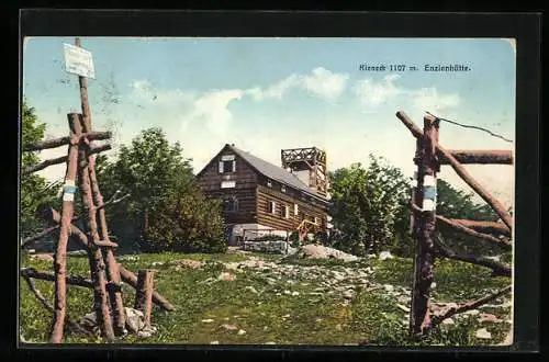 AK Enzianhütte, Hütte auf dem Kieneck