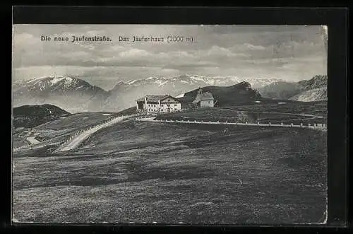 AK Jaufenhaus, Berghütte an der neuen Jaufenstrasse