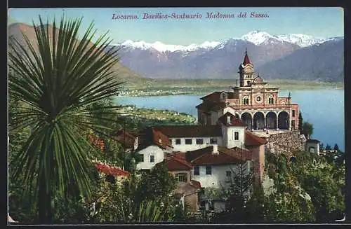 AK Locarno, Basilica Madonna del Sasso