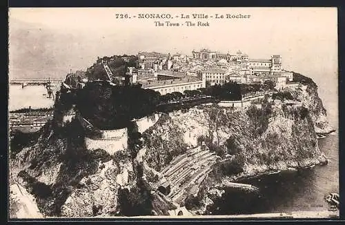 AK Monaco, La Ville, Le Rocher