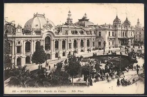 AK Monte-Carlo, Facade du Casino