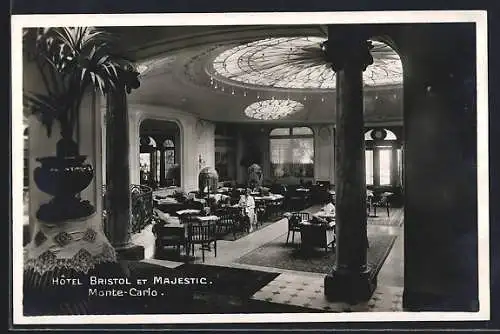 AK Monte-Carlo, Hotel Bristol et Majestic, Innenansicht