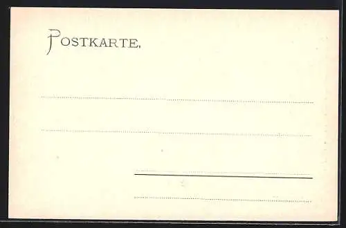 AK Augsburg, Kaiserstrasse mit Abzweig in eine Allee, Strassenbahn