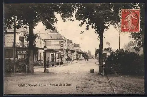 AK Château-du-Loir, L`Avenue de la Gare