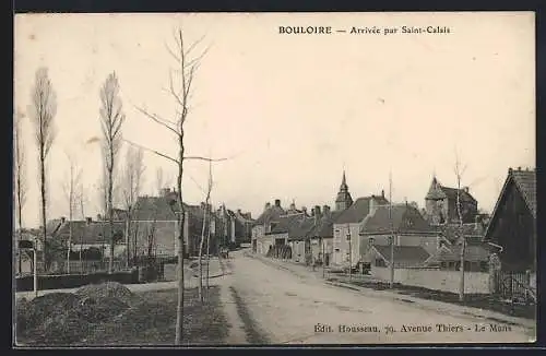 AK Bouloire, Arrivée par Saint-Calais