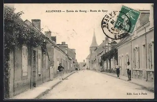 AK Allonnes, Entrée du Bourg, Route de Spay