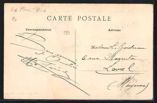 AK Auvers, Camp, Poste de Police et vue principale, côté Route de Paris