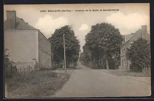 AK Bouloire, Avenue de la Butte et Gendarmerie