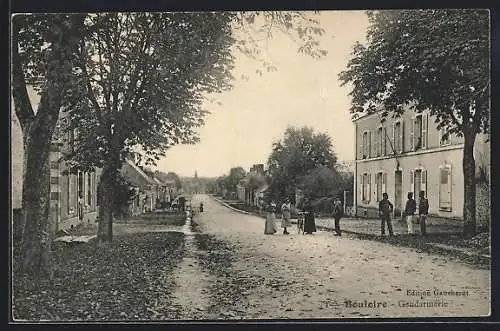 AK Bouloire, Vue de la rue principale et de la gendarmerie