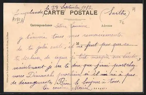 AK Louplande, Entrée du Bourg et Bureau de Poste