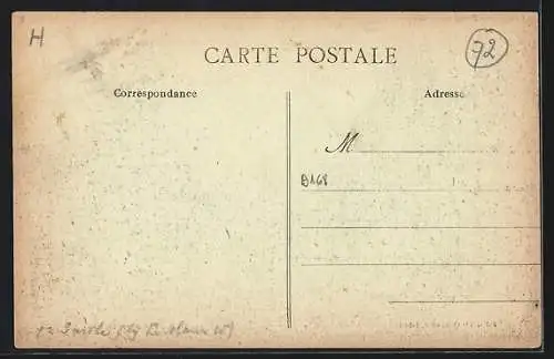 AK Loué, Rue de la Barrie vers Le Mans